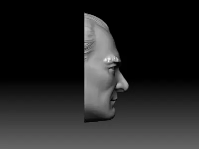 Ataturk Mask 3D print model