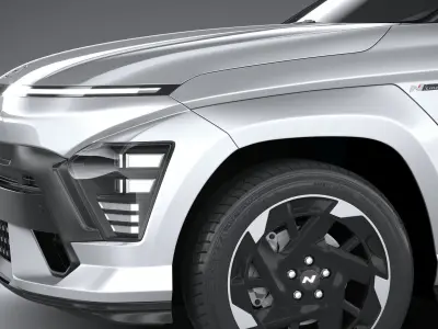 Hyundai Kona Electric N-Line 2024 3D model