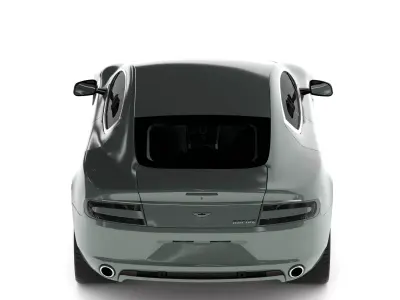 2010 Aston Martin Rapide with interior 3D model