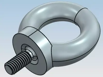 M6 eyebolt for lifting 3D print model