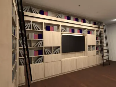 library design  3D model
