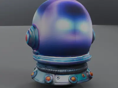 cute astronalta bust 3D model