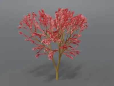 Low Poly Cartoon Tree Low-poly 3D model