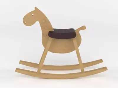 Toy Rocking Horse 3D model