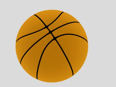 Basket Ball Free 3D model buy