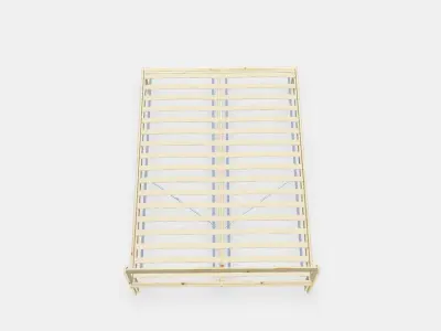 NEIDEN Bed frame 7 Low-poly 3D model