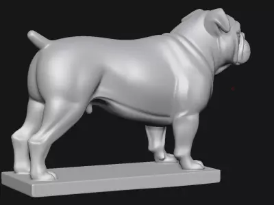 bulldog 3D print model
