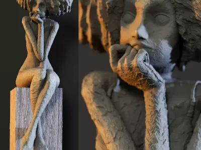 Valerie Hadida Melancolia Sculpture 3D model