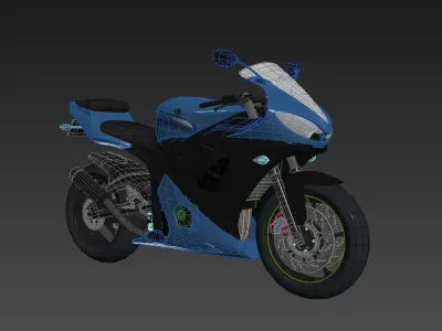 Yamaha R6 3D model