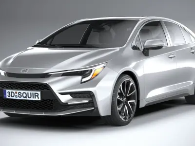 Toyota Corolla Sedan HSE 2023 3D model