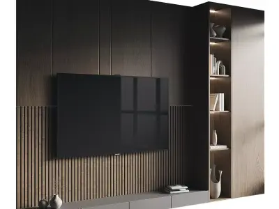Tv wall 181 3D model