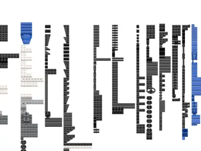 TwindBricks3D - 10353 Williams Racing FW14B - Nigel Mansell 3D print model