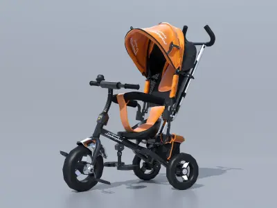 Kids Smart Trike Bike 3D model