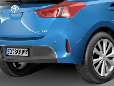 Toyota Auris 2013 3D model