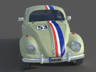 Volkswagen Beetle 1974 3D model