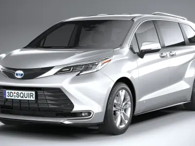 Toyota Sienna 2021 3D model