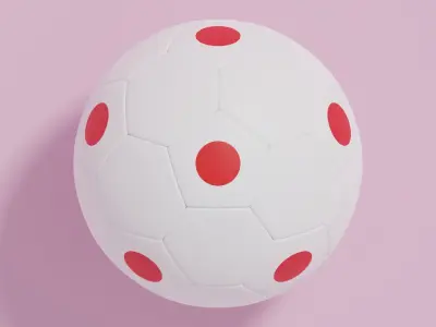 Flag Soccer Ball Collection 2 3D model