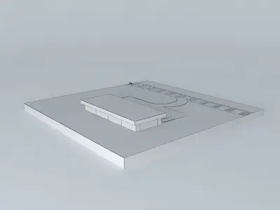 SketchyPhysics Driving Straight Car Free 3D model