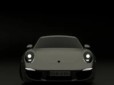 991 porsche 911 carrera 4s 3D model
