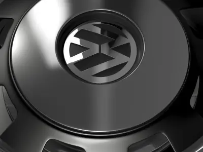 VW Beetle Classic wheel 3D model