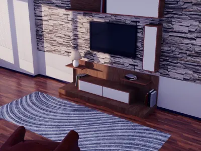 Tv Unit 3D model