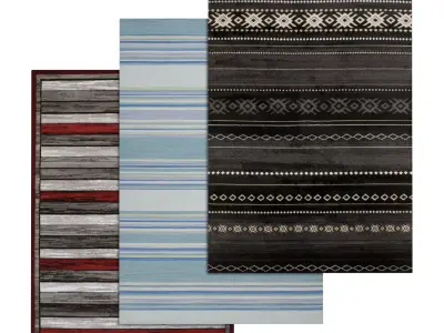 Rug Set 686 3D model