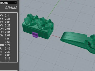 9pt Gem Or Diamond Tennis Bracelet 3D print model