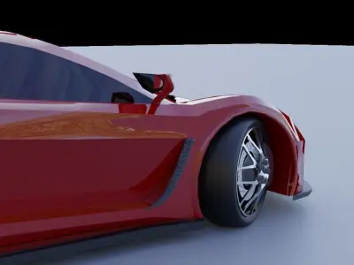 VEGA EVX Low-poly 3D model