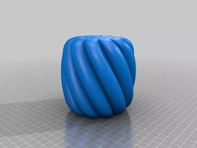 Pumpkin Vase 5 Free 3D print model