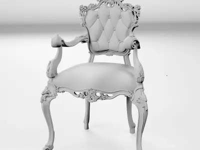Armchair BOLLY  Diningroom Collection render ready vray  3D model