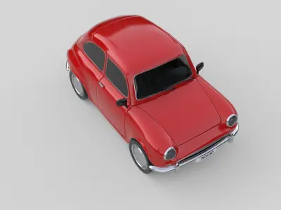Generic Compact City Car 1960 3D model