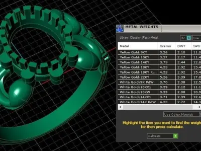 Women Fashion ring 3d Printable Model 3D print model