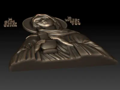 Saint Susanna the Myrrhbearer 3D print model
