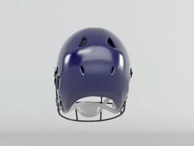 American Football Helmet 3D model
