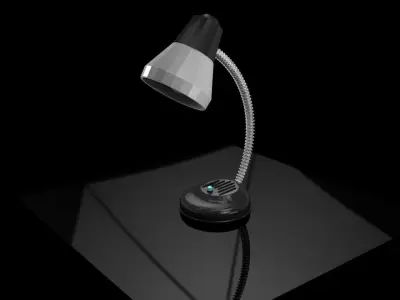 Desk lamp Low-poly 3D model buy