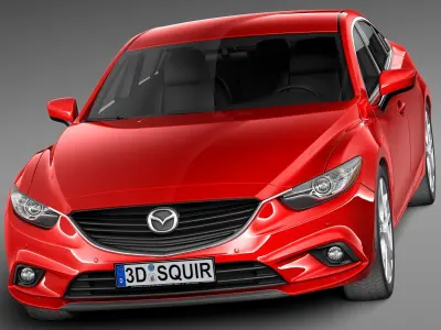 Mazda 6 sedan 2013 3D model