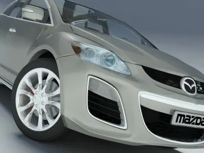 Mazda CX-7 2010 Low-poly 3D model