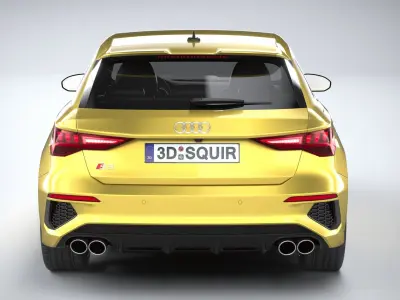 Audi S3 2021 3D model