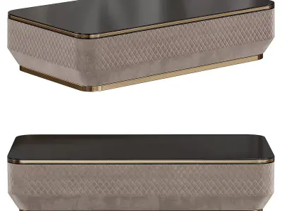 Botega Gold Center Table by Elve luxury 3D model