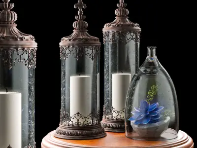 Decorative set 38 3D model