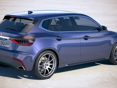 Generic Hatchback 2019 3D model