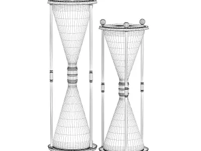 Hourglasses hourglass set 3D model
