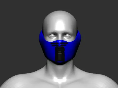 helmet high poly sculpt 3d printable ver 7 3D model 3D model