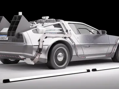Delorean DMC 1981 3D model