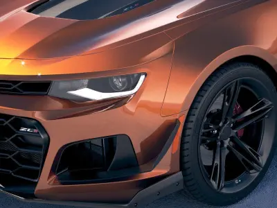 Chevrolet Camaro ZL1 1LE CG 2019 3D model