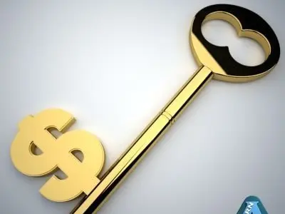 Dollar Sign Key  3D model
