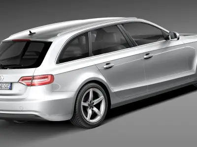 Audi A4 Avant 2013 3D model