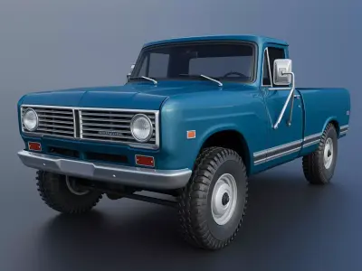 International Pickup 1972 3D print model