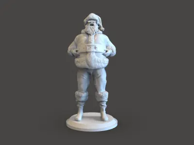 Santa Claus figurine 3D print model