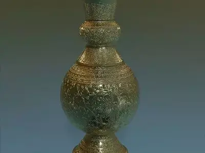 Medieval Flower Vase 7 Low-poly 3D model